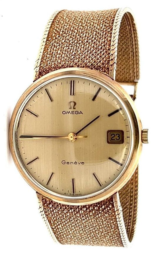 OMEGA Geneve 9ct Gold Vintage Watch image 0
