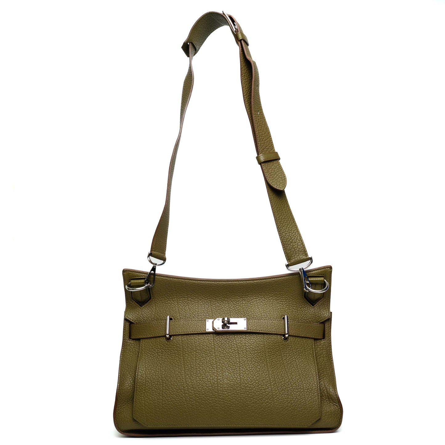 Hermes Canopee Fjord Leather Messenger Bag