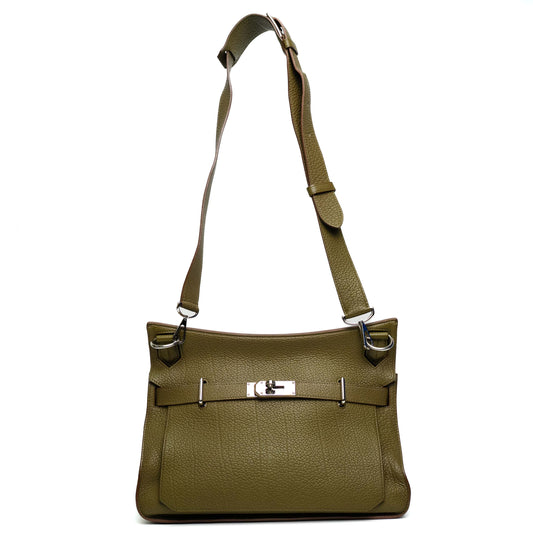 Hermes Canopee Fjord Leather Messenger Bag