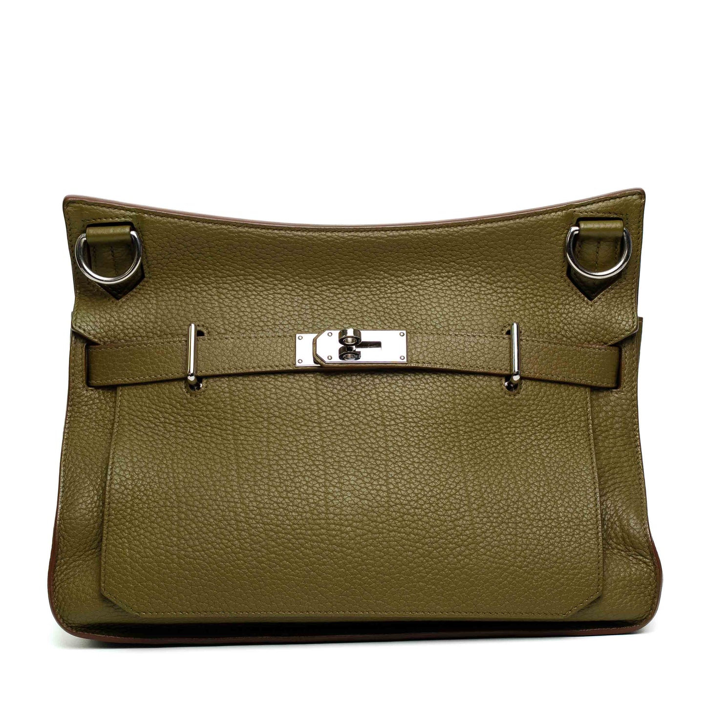 Hermes Canopee Fjord Leather Messenger Bag