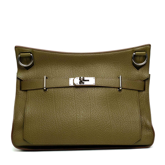 Hermes Canopee Fjord Leather Messenger Bag