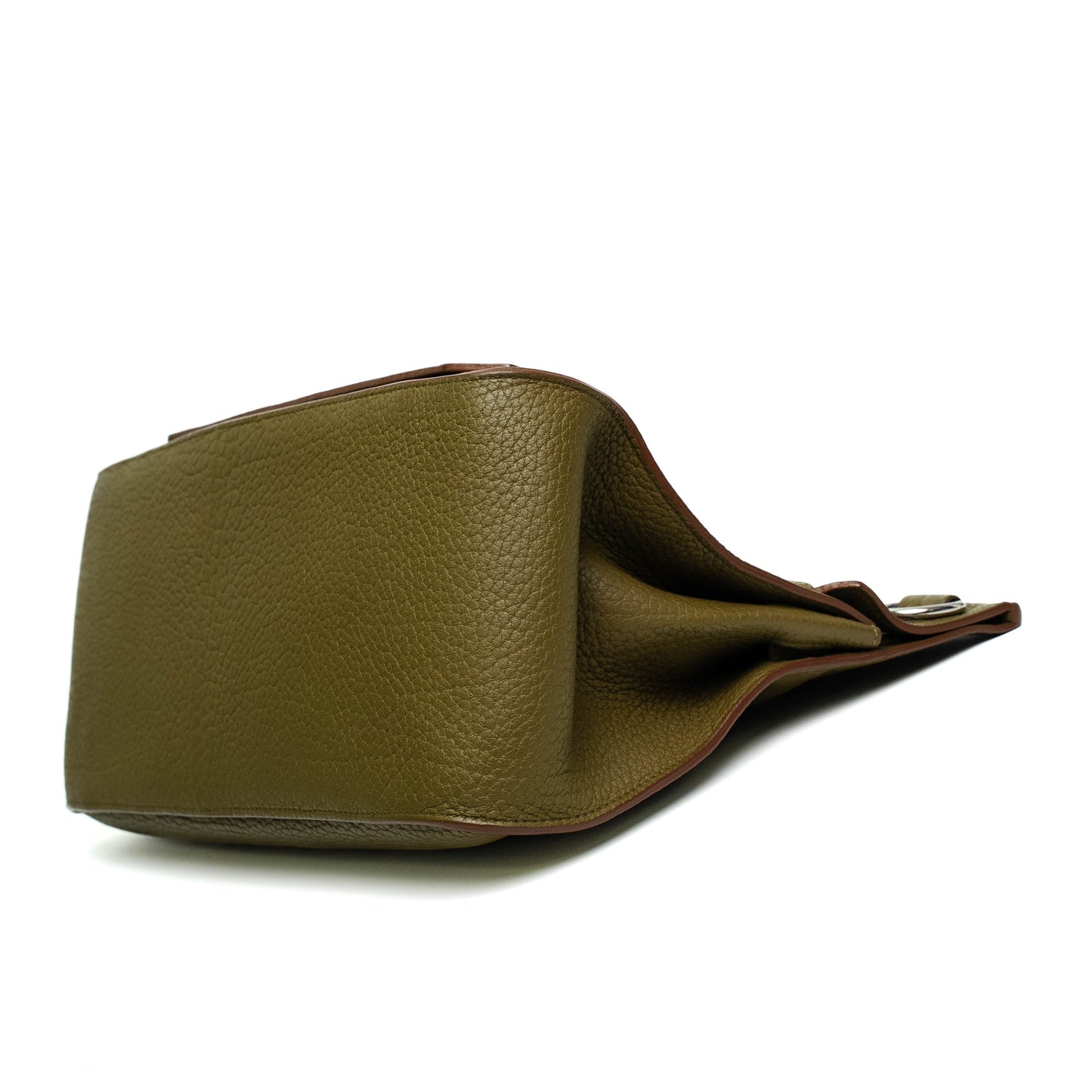 Hermes Canopee Fjord Leather Messenger Bag