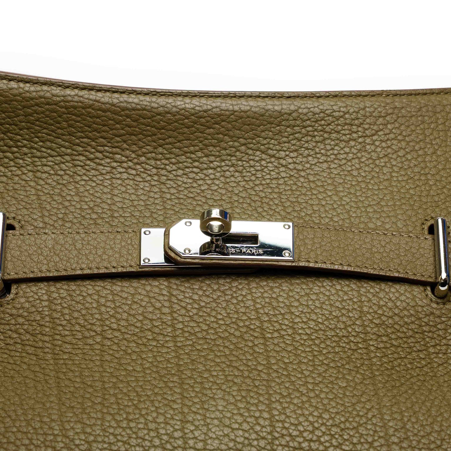 Hermes Canopee Fjord Leather Messenger Bag