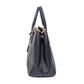 Prada Navy Saffiano Double Zip Tote