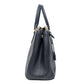 Prada Navy Saffiano Double Zip Tote