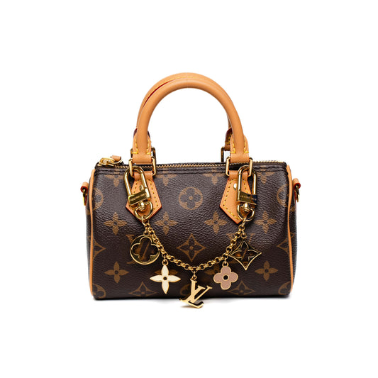Louis Vuitton Nano Speedy Monogram Bag