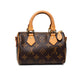 Louis Vuitton Nano Speedy Monogram Bag