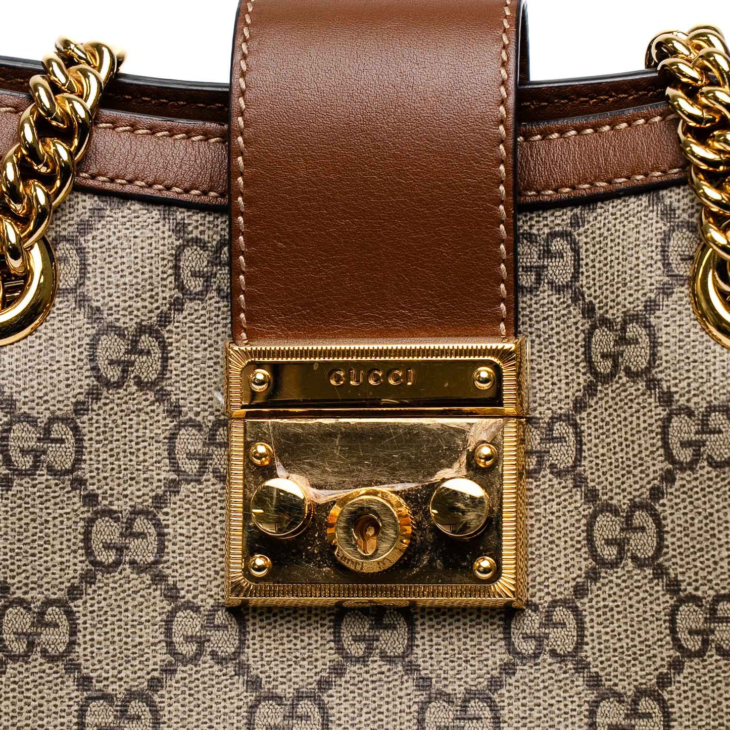 Gucci Padlock GG Supreme Shoulder Bag