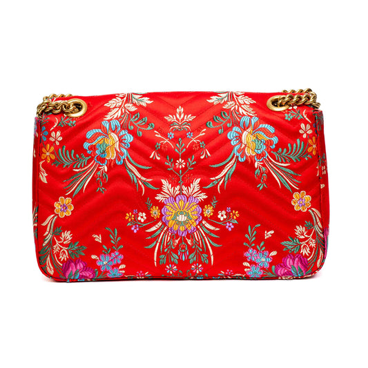 Gucci GG Marmont Floral Jacquard Bag