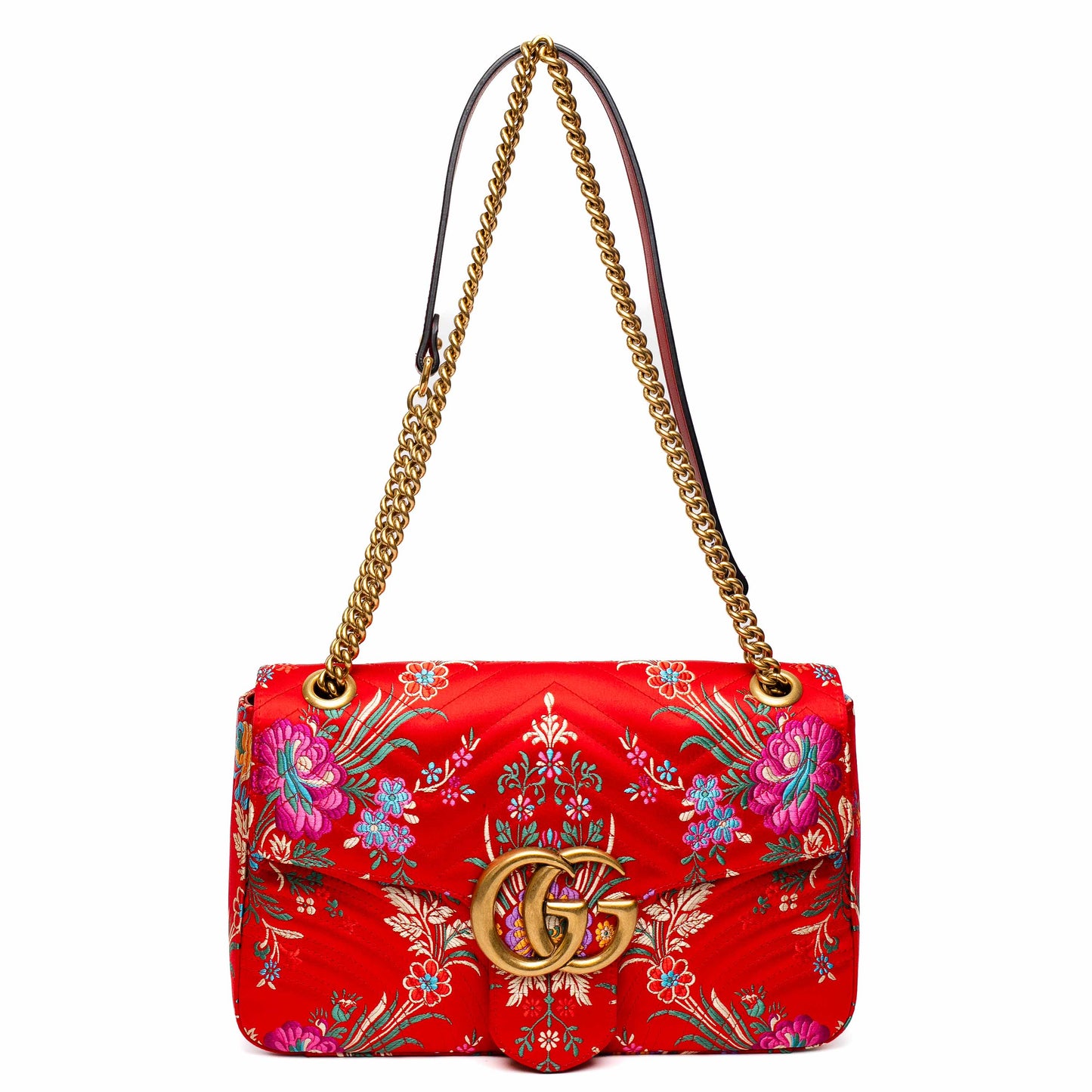 Gucci GG Marmont Floral Jacquard Bag