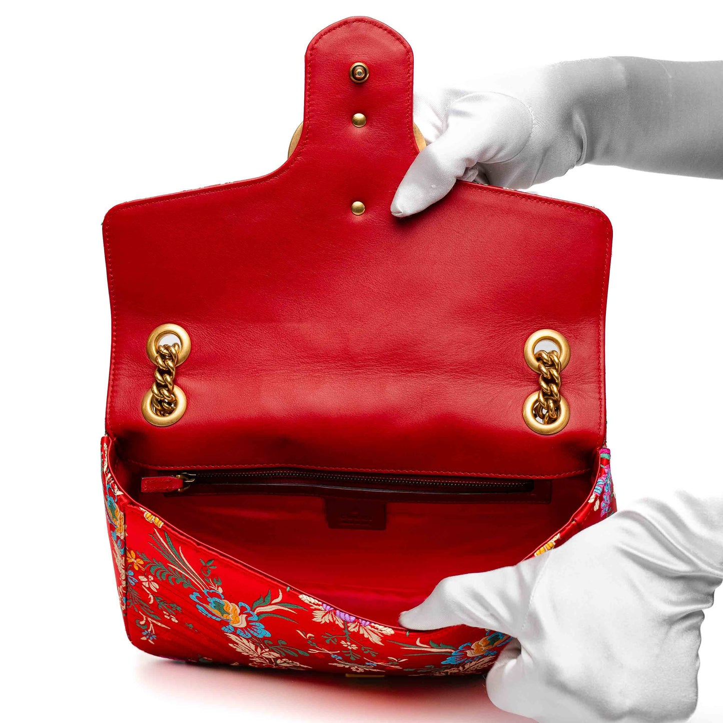 Gucci GG Marmont Floral Jacquard Bag