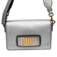 Dior J’adior Silver Grey Leather Flap Bag