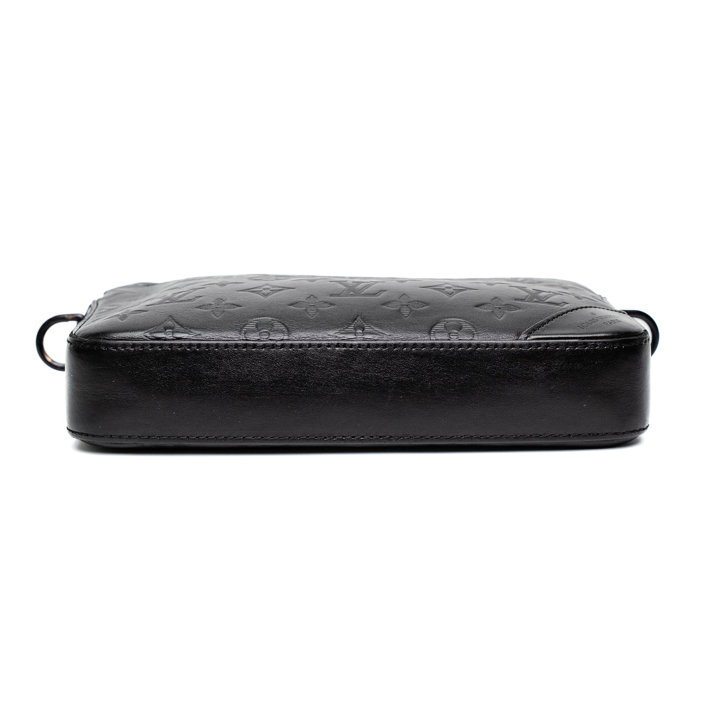 Louis Vuitton Duo Messenger Black Monogram Shadow Bag