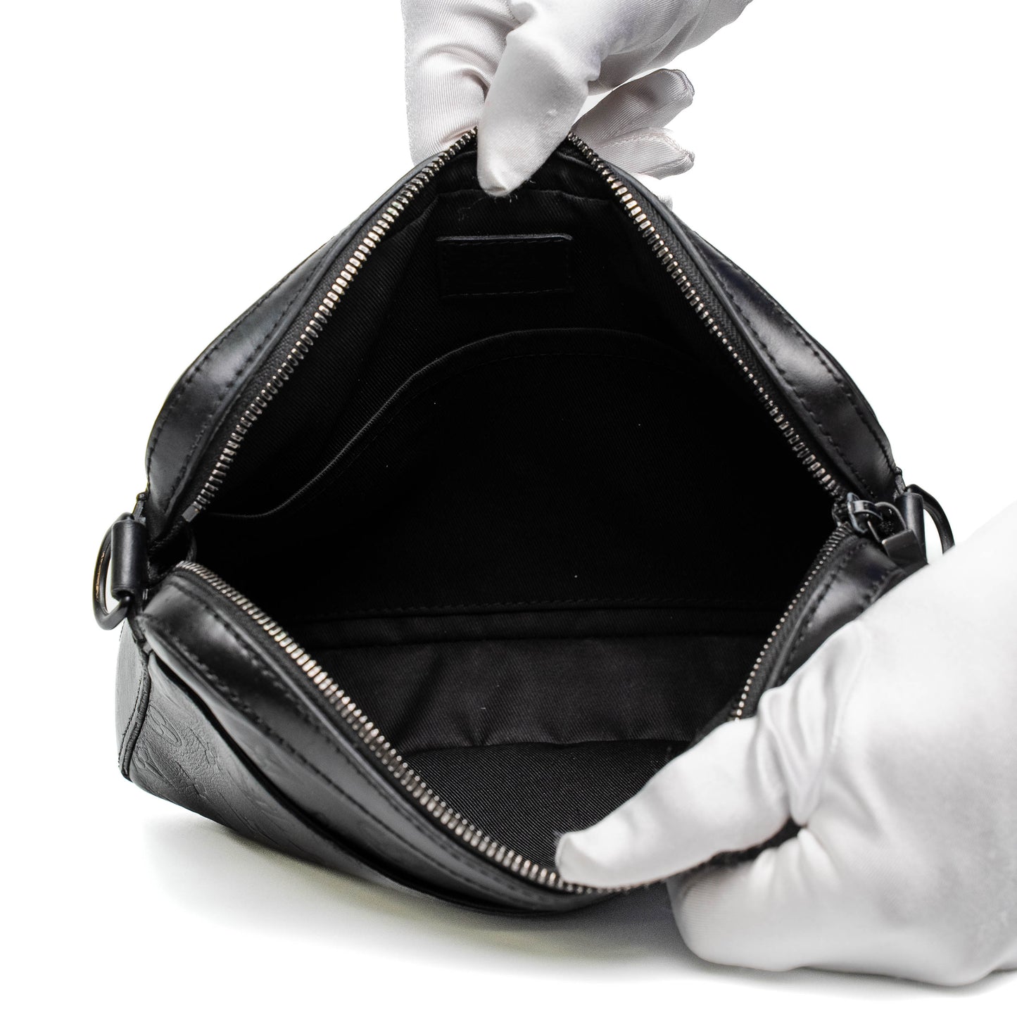 Louis Vuitton Duo Messenger Black Monogram Shadow Bag