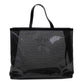 Prada Sequined Mesh Black Logo Tote