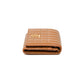 Burberry Maple Brown Quilted Trifold Wallet