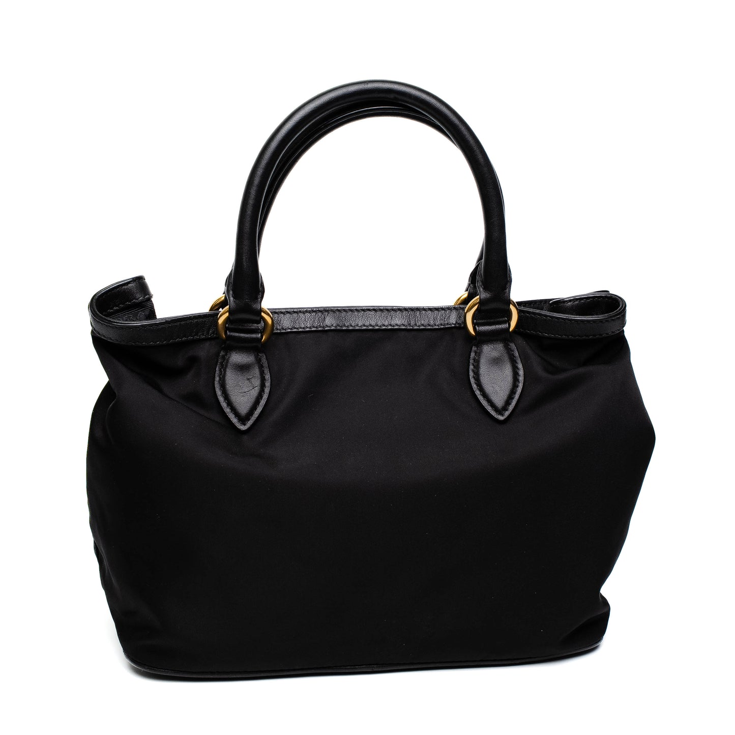 Prada Tessuto Nylon Black Tote Bag
