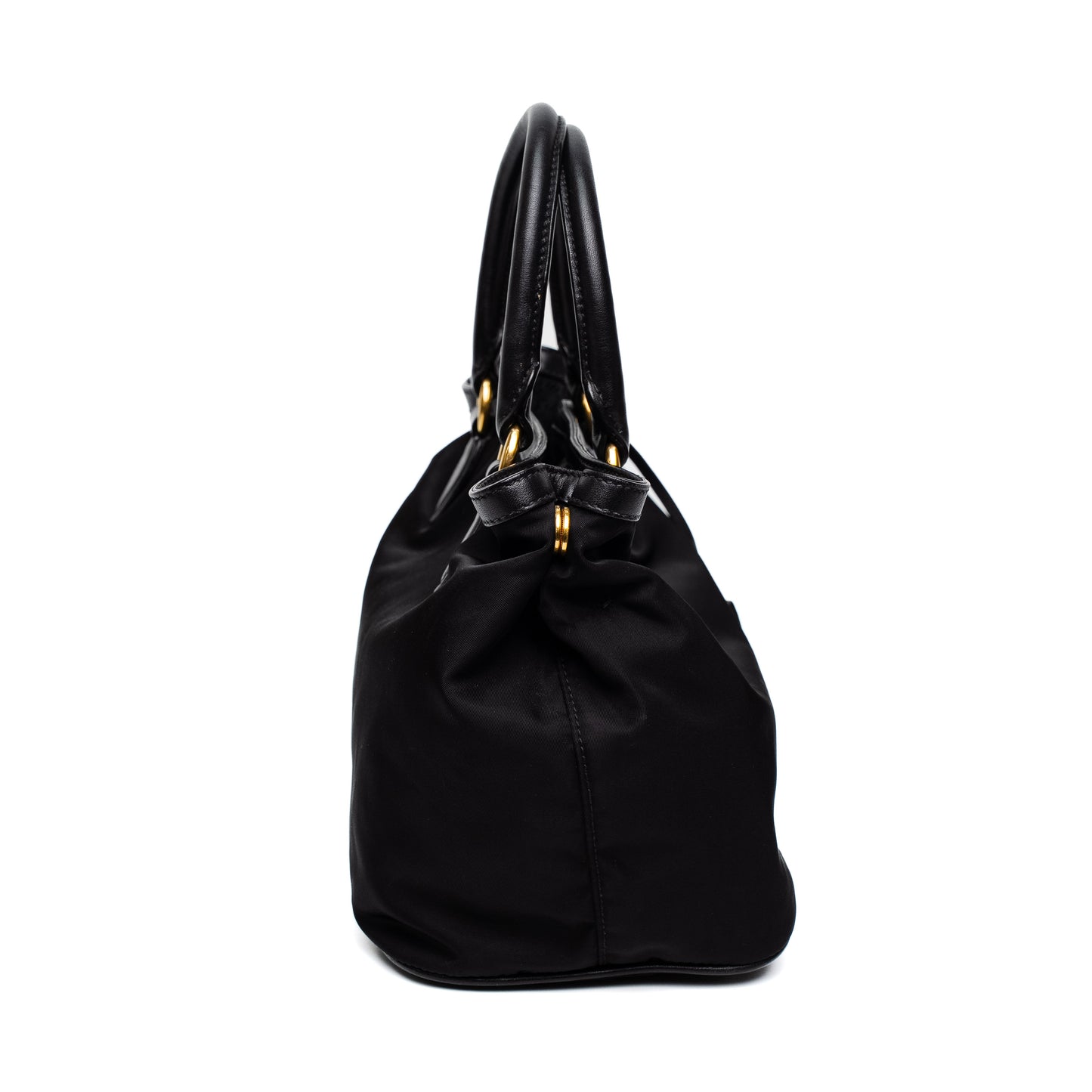 Prada Tessuto Nylon Black Tote Bag