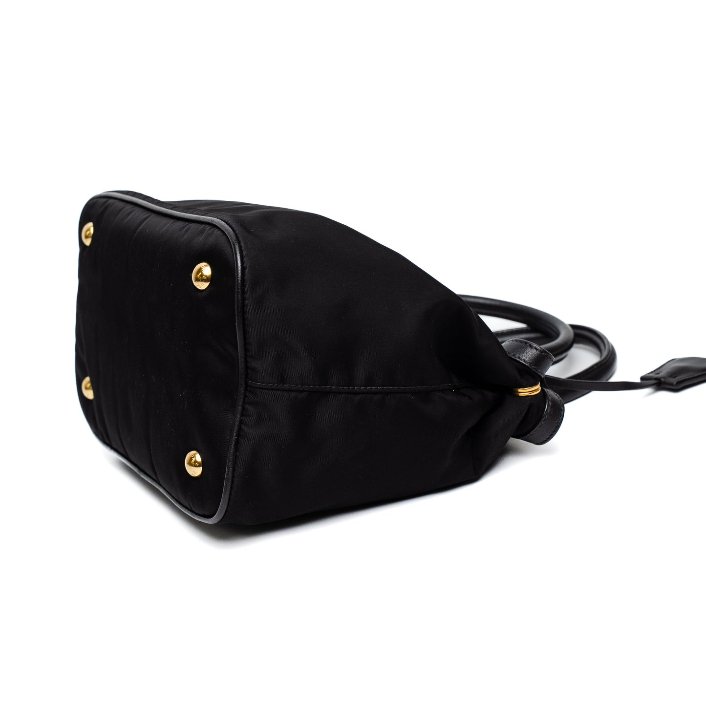Prada Tessuto Nylon Black Tote Bag