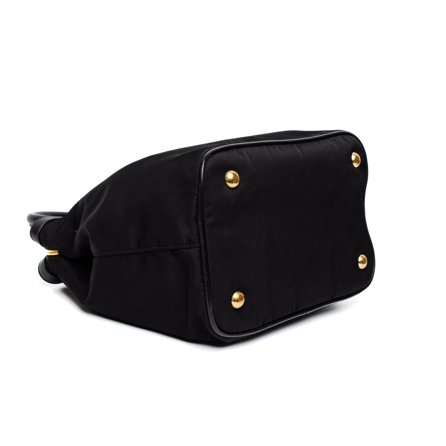 Prada Tessuto Nylon Black Tote Bag