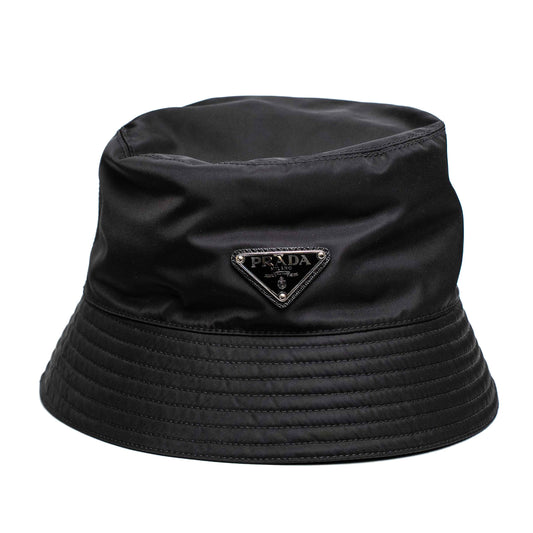 Prada Black Re-Nylon Bucket Hat