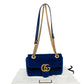 Gucci GG Marmont Blue Velvet Bag
