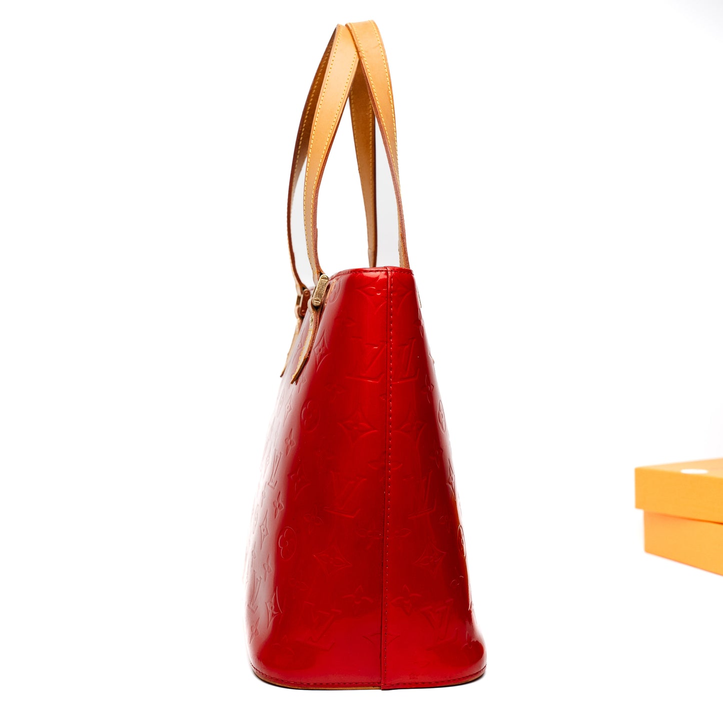 Louis Vuitton Red Vernis Houston Tote