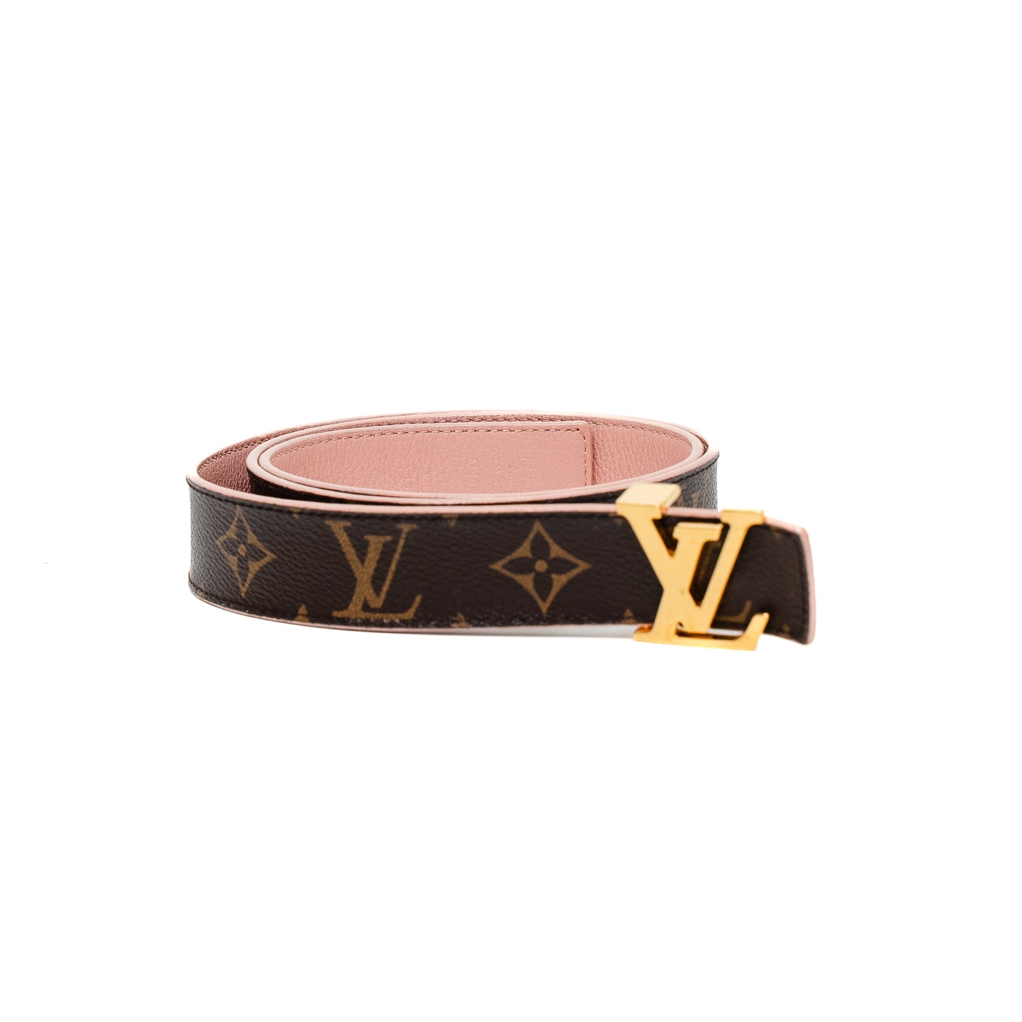 Louis Vuitton Pink Reversible Belt