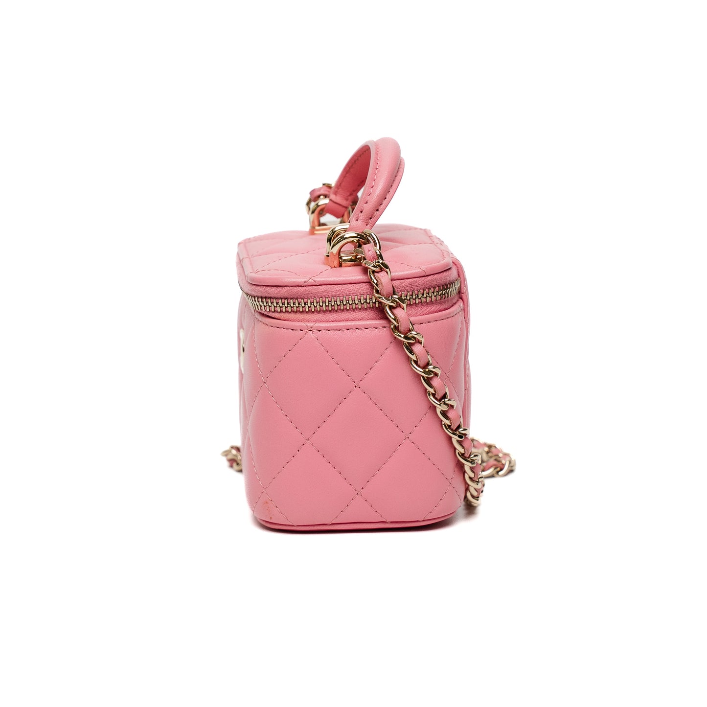Chanel Pink Mini Vanity Case Bag