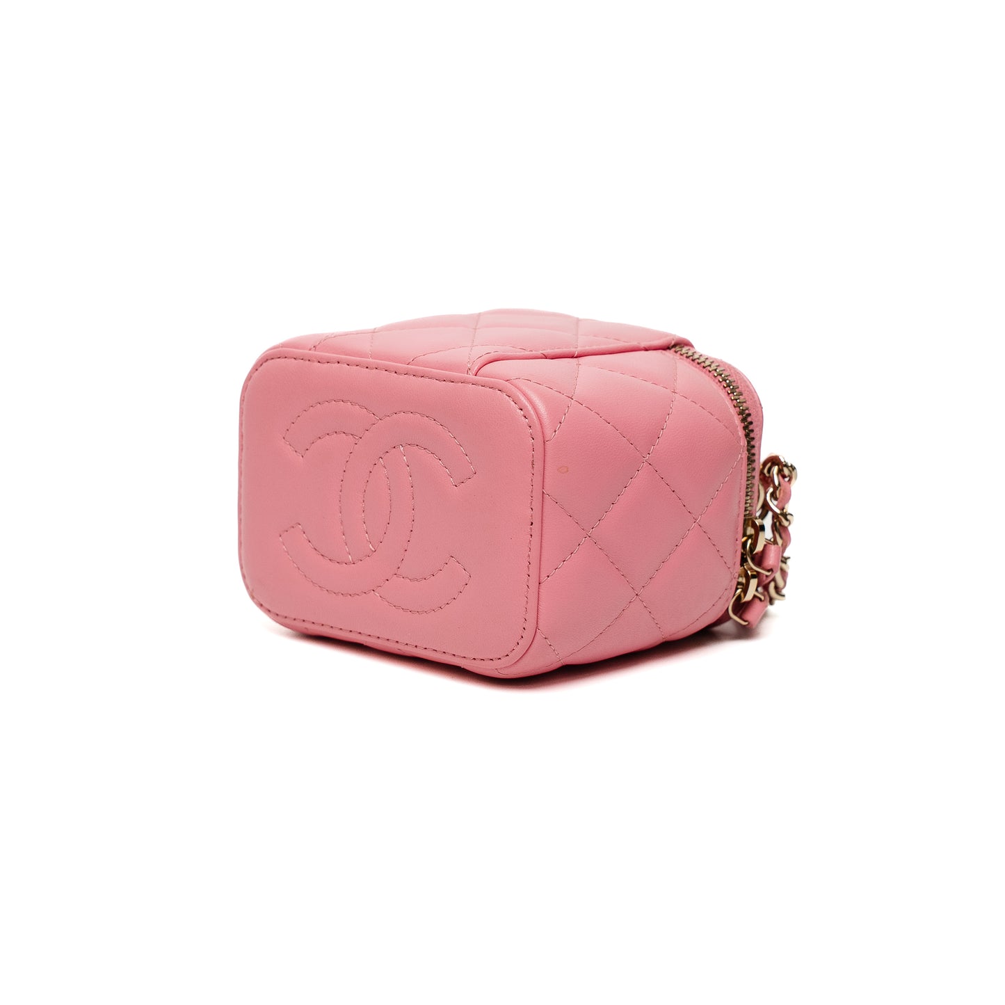 Chanel Pink Mini Vanity Case Bag