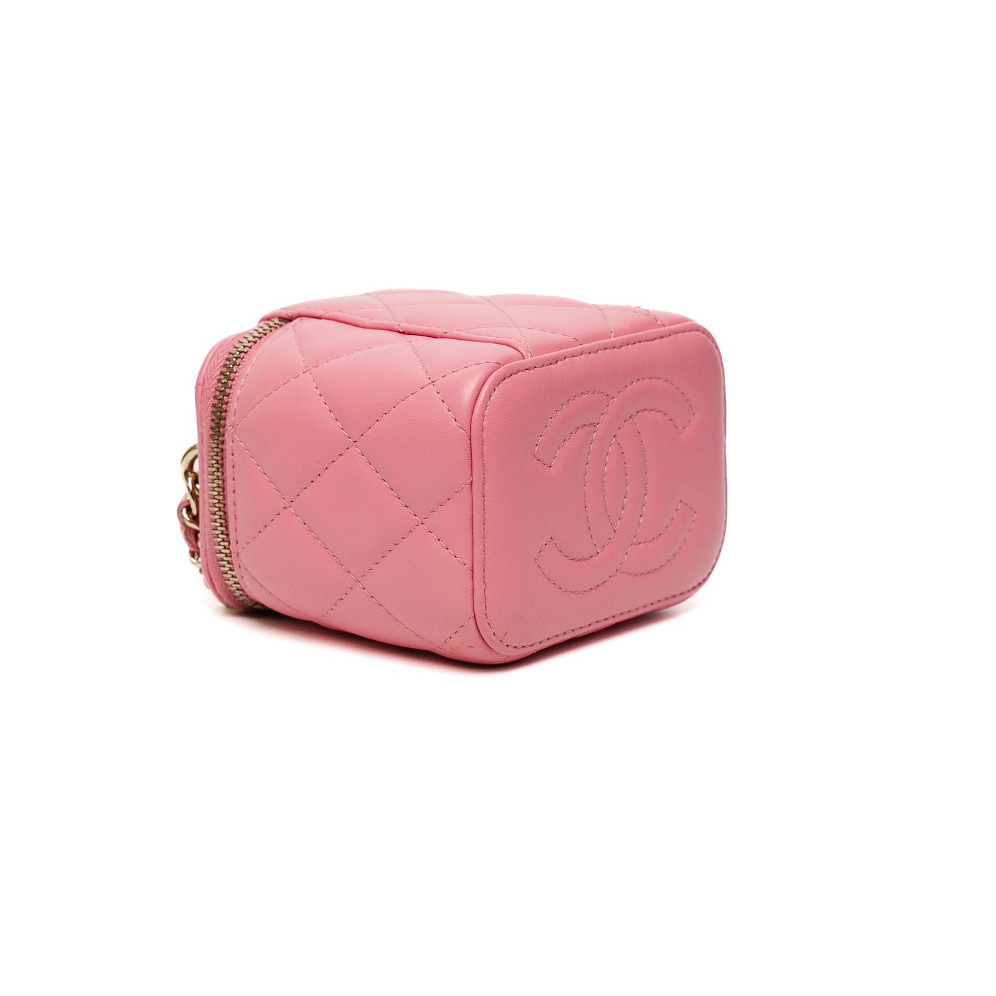 Chanel Pink Mini Vanity Case Bag
