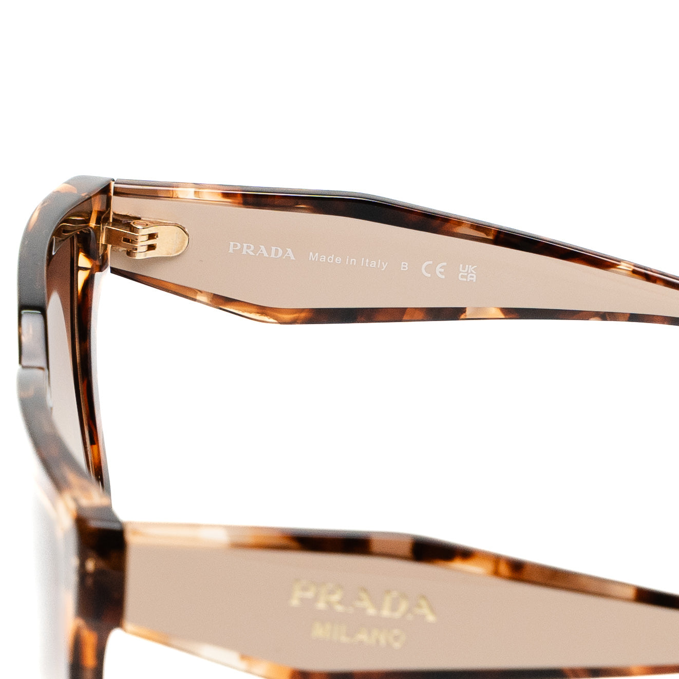 Prada Tortoiseshell Oversized Sunglasses