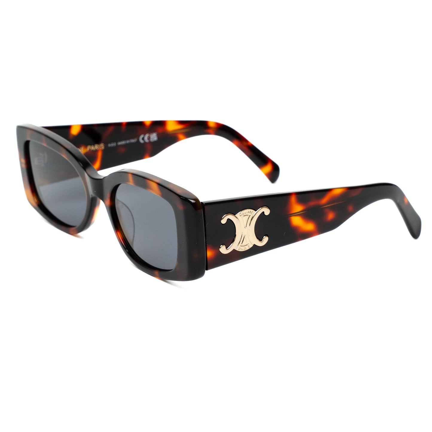 Celine Maxi Triomphe Havana Sunglasses
