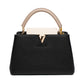 Louis Vuitton Capucines MM Black Leather Bag
