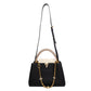 Louis Vuitton Capucines MM Black Leather Bag
