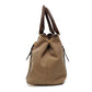 Prada Jacquard Logo Corda Bruciato Tote Bag
