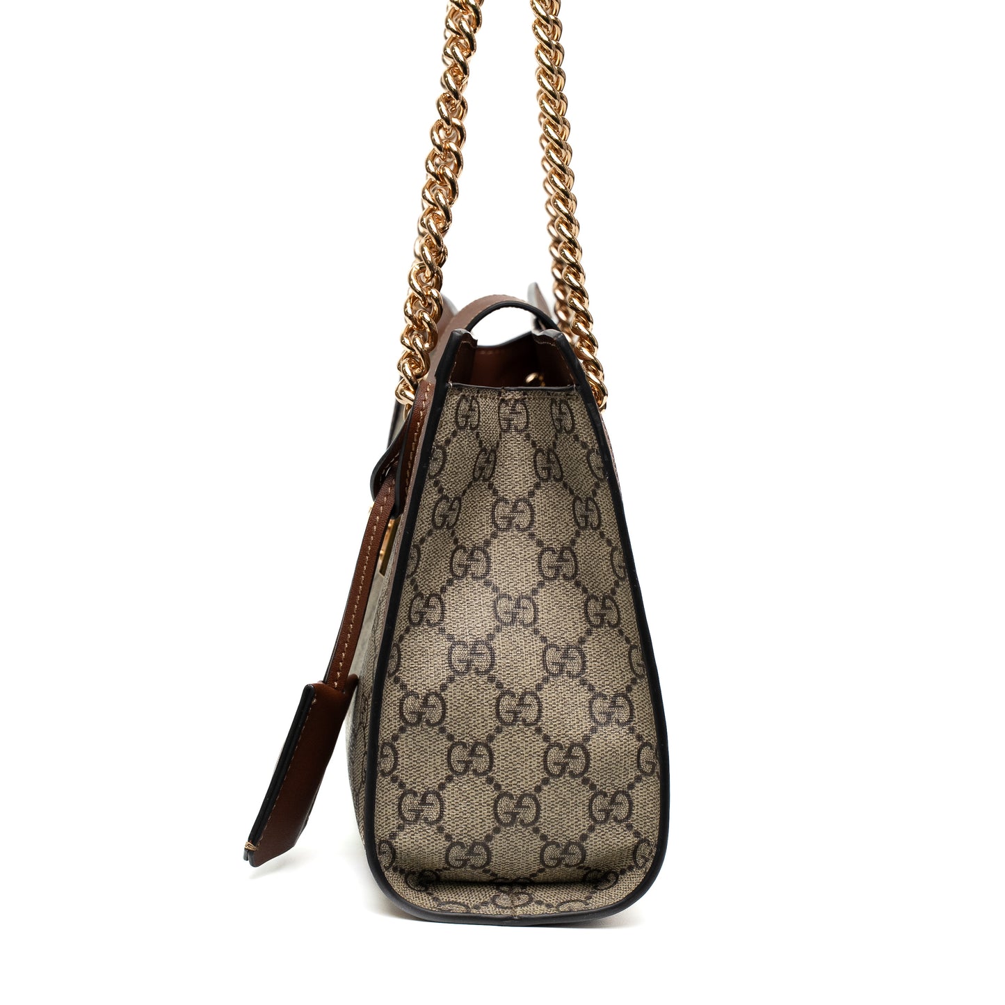 Gucci GG Supreme Padlock Shoulder Bag
