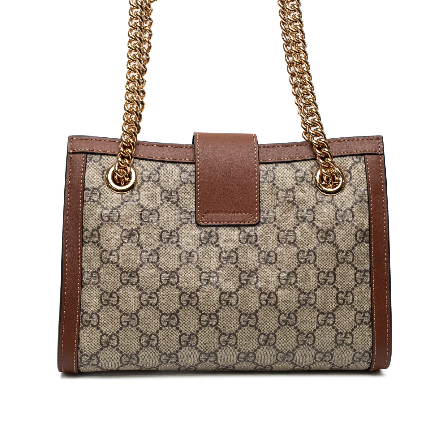 Gucci GG Supreme Padlock Shoulder Bag