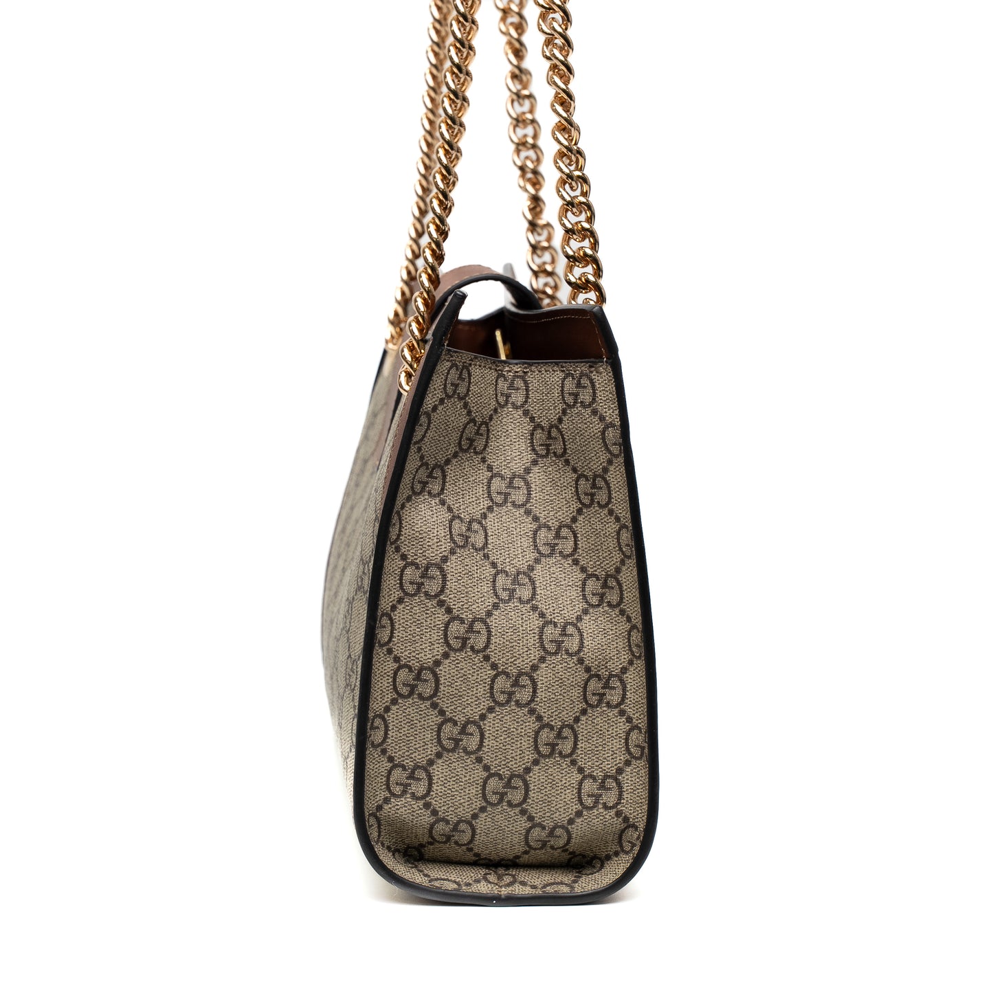 Gucci GG Supreme Padlock Shoulder Bag