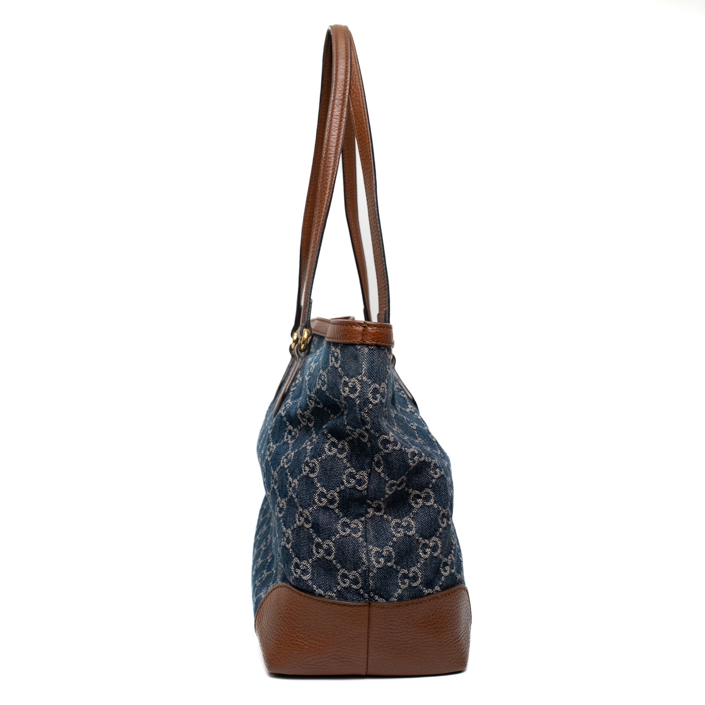 Gucci GG Denim Ophidia Medium Tote