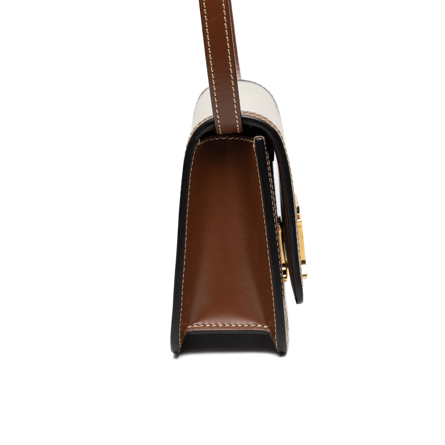 Burberry Mini TB Canvas Crossbody Bag