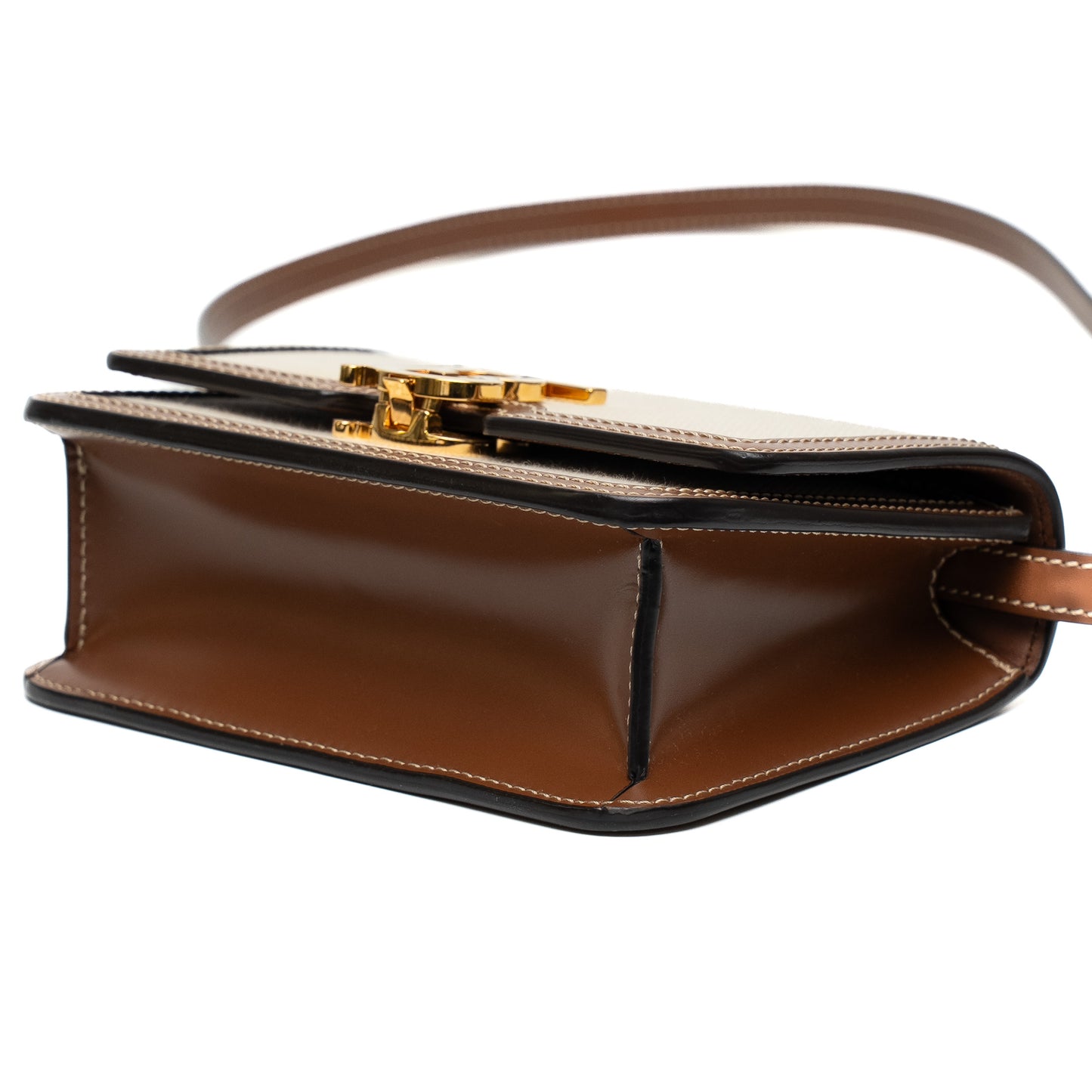 Burberry Mini TB Canvas Crossbody Bag