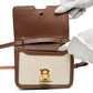 Burberry Mini TB Canvas Crossbody Bag