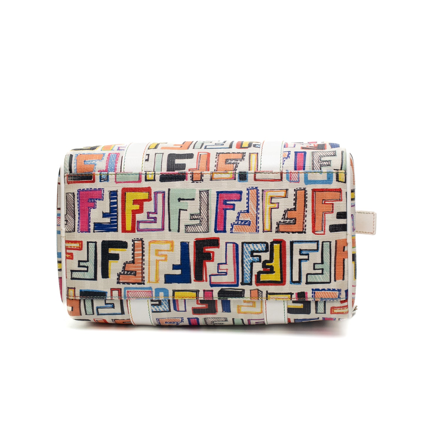 Fendi Multicolour Zucca Boston Bag