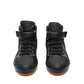 Hermes Lions Black Leather Sneakers