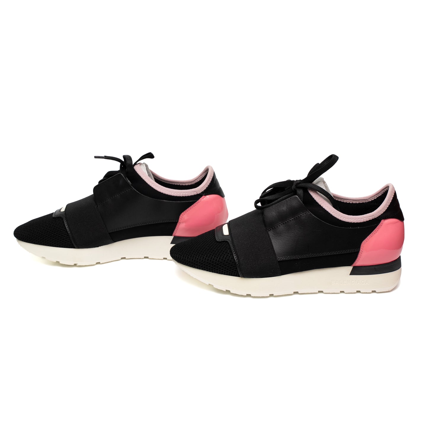 Balenciaga Race Runners Black Pink Sneakers
