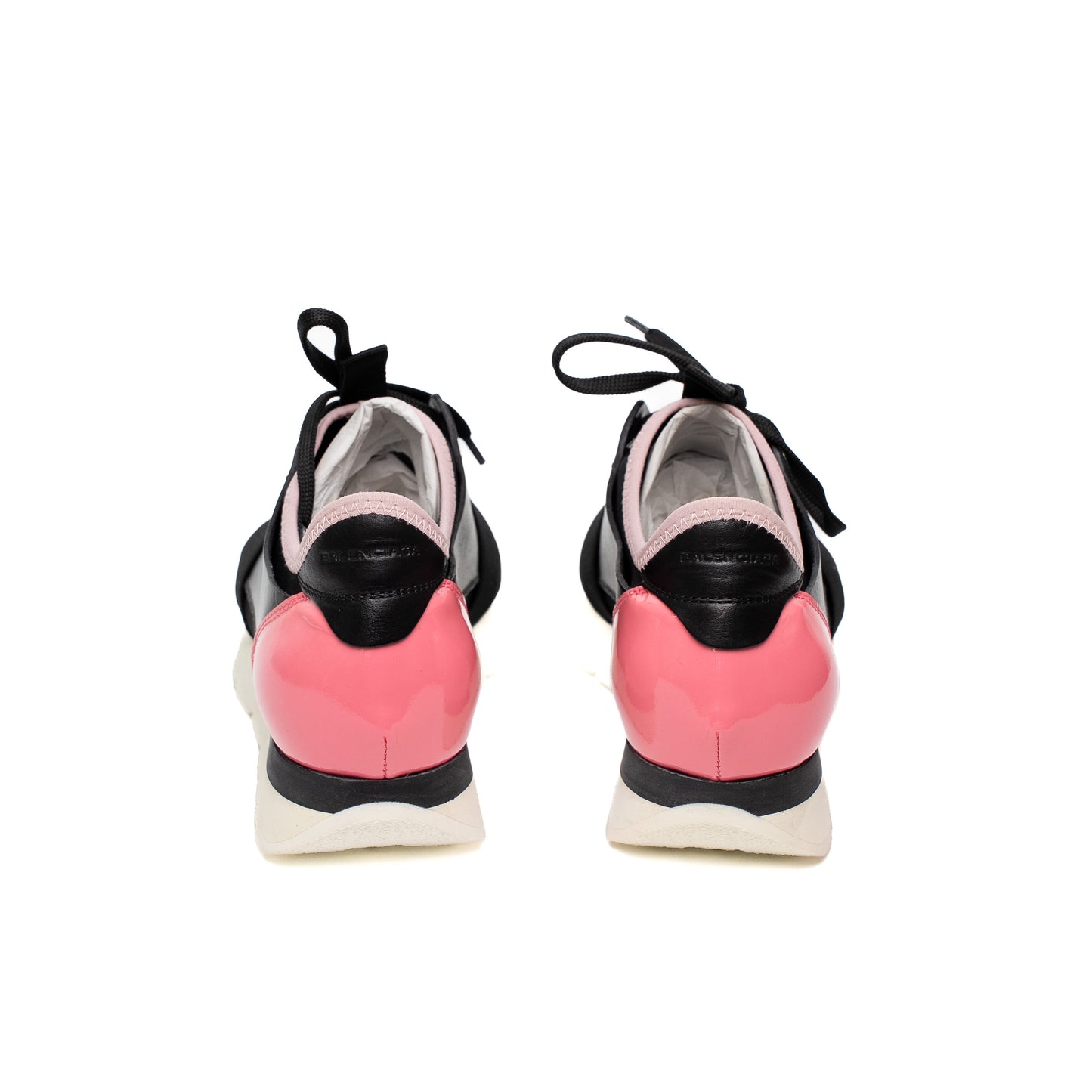 Balenciaga Race Runners Black Pink Sneakers