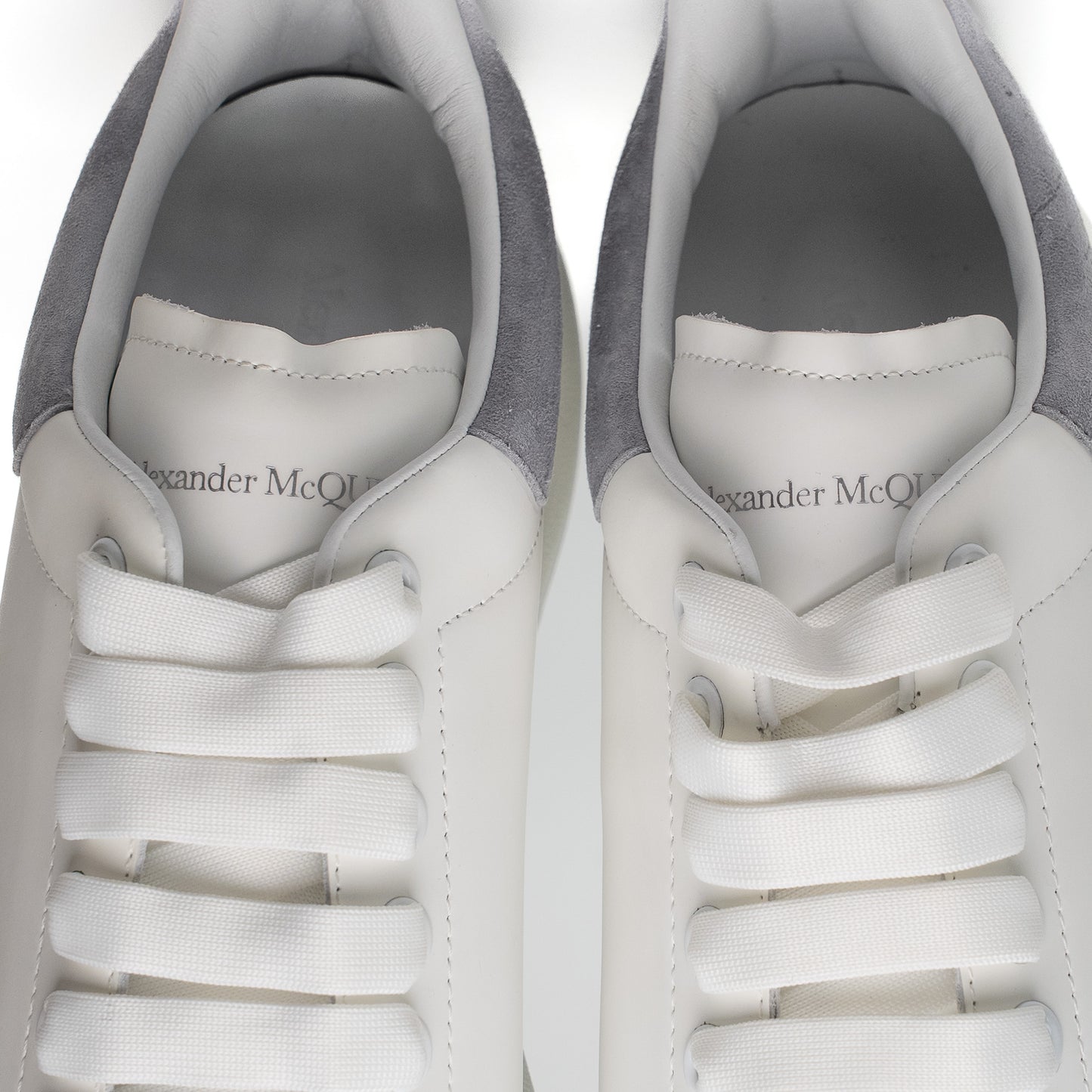 Alexander McQueen Oversized White Grey Sneakers
