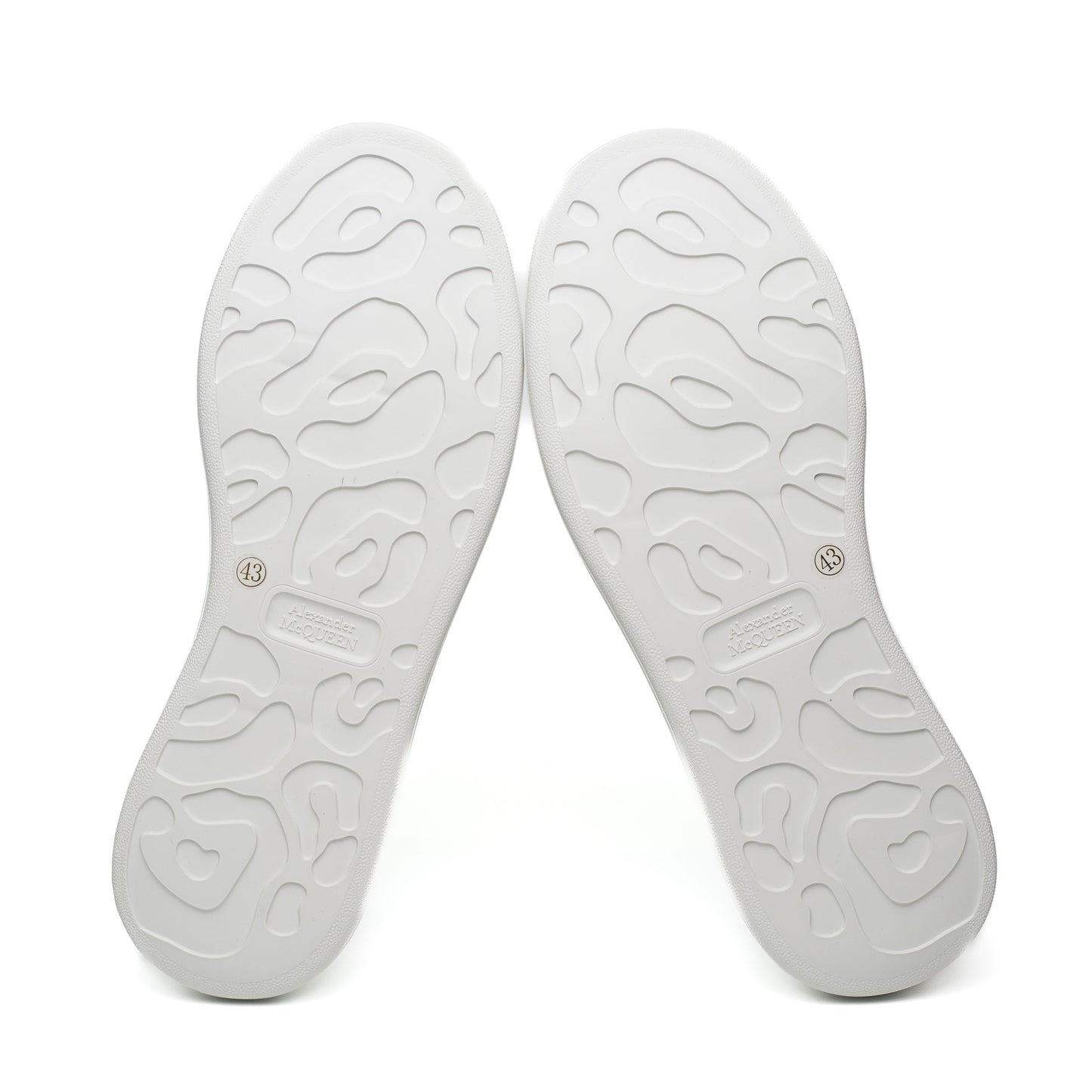 Alexander McQueen Oversized White Grey Sneakers