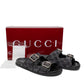 Gucci GG Denim Maxi Buckle Slides